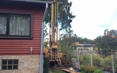 Бурение артезианской скважины в Марупе