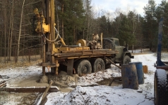 Бурение скважины на воду в Яунмарупе